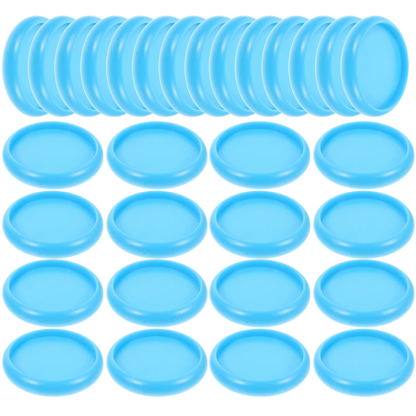 44Pcs Plastic Binding Discs Loose Leaf Binder ABS Material Book Binder Rings for DIY Notebooks Planners