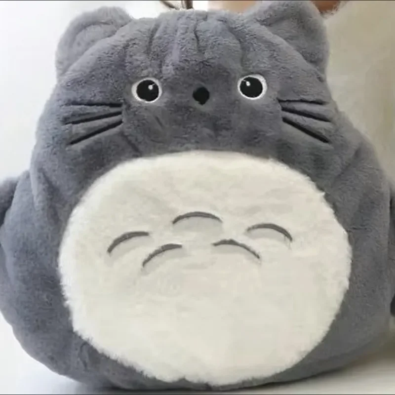 ตุ๊กตาโทโทโร่ขนาด 1000 มล. ของเล่นตุ๊กตาขนนุ่มน่ารัก ถุงน้ำร้อนประคบร้อน บรรเทาอาการปวดท้อง ป้องกันการระเบิด ของขวัญ