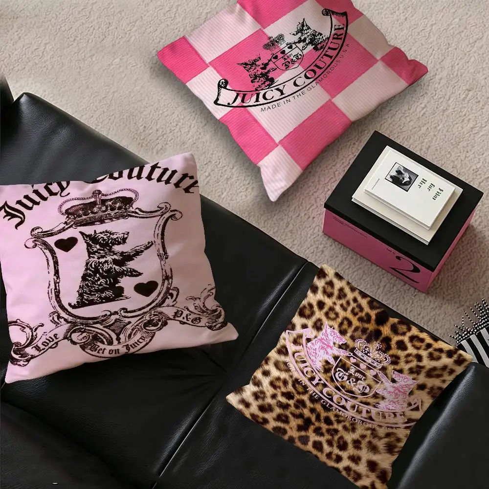 J-Juicy Cool C-Couture DIY Sticky Pillow Anime Pillow Sofa Bed Head Pillow Cover Cushion Cover 45x45 Cm Fashion