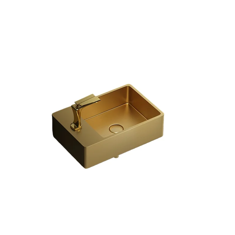 Stainless steel wall-mounted basin Washbasin Washbasin Bathroom Balcony Single basin Washbasin