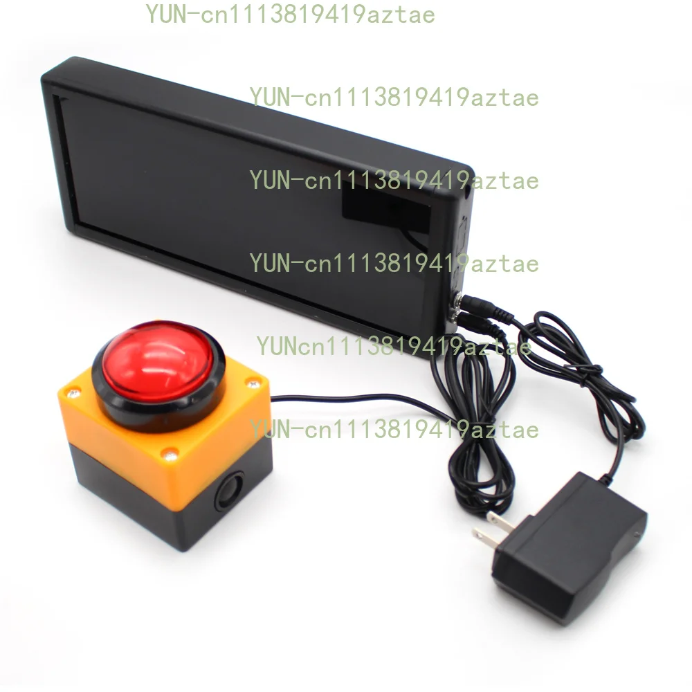 Digital Display Competition Timer Countdown Stopwatch Counter 2.3 Inch 4-Digit Training Speech Timing Equipment + Remote Control
