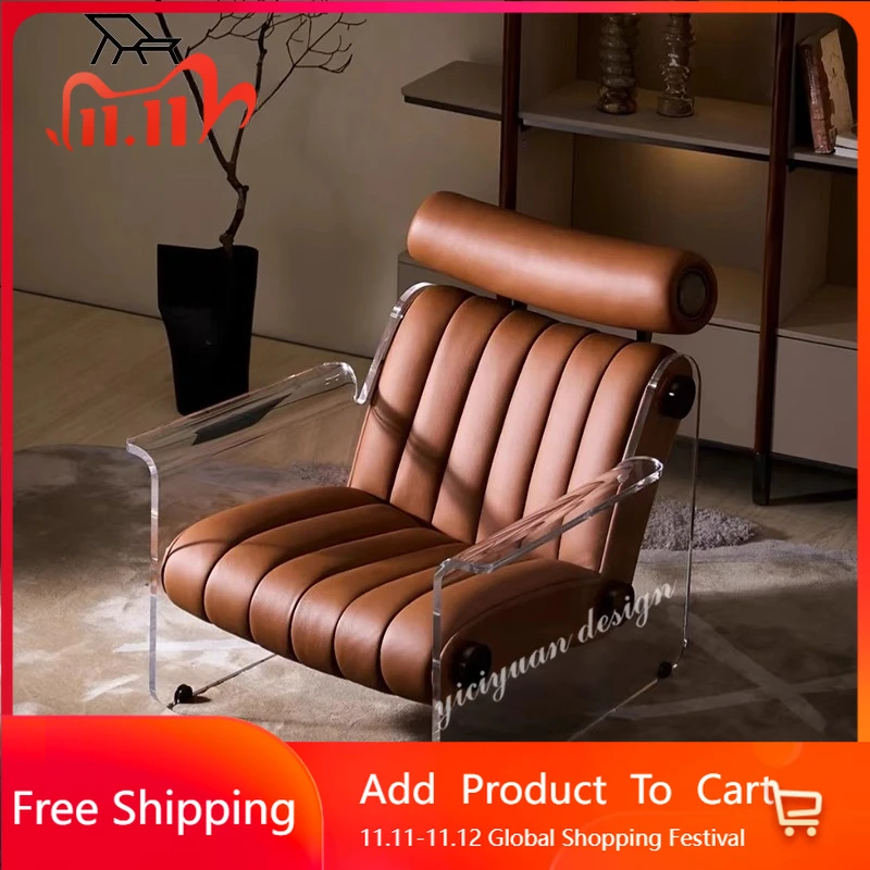 

Office Sofa Living Room Chairs Arm Modern Relax Salon Luxury Living Room Chairs Plastic Nordic Fauteuil Salon Acrylic Furniture