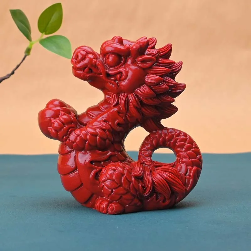 Zisha tea pet zodiac dragon Zisha Wenwan portable plate play handicrafts Xianglong Yuanbao ornament manufacturer tea periphery