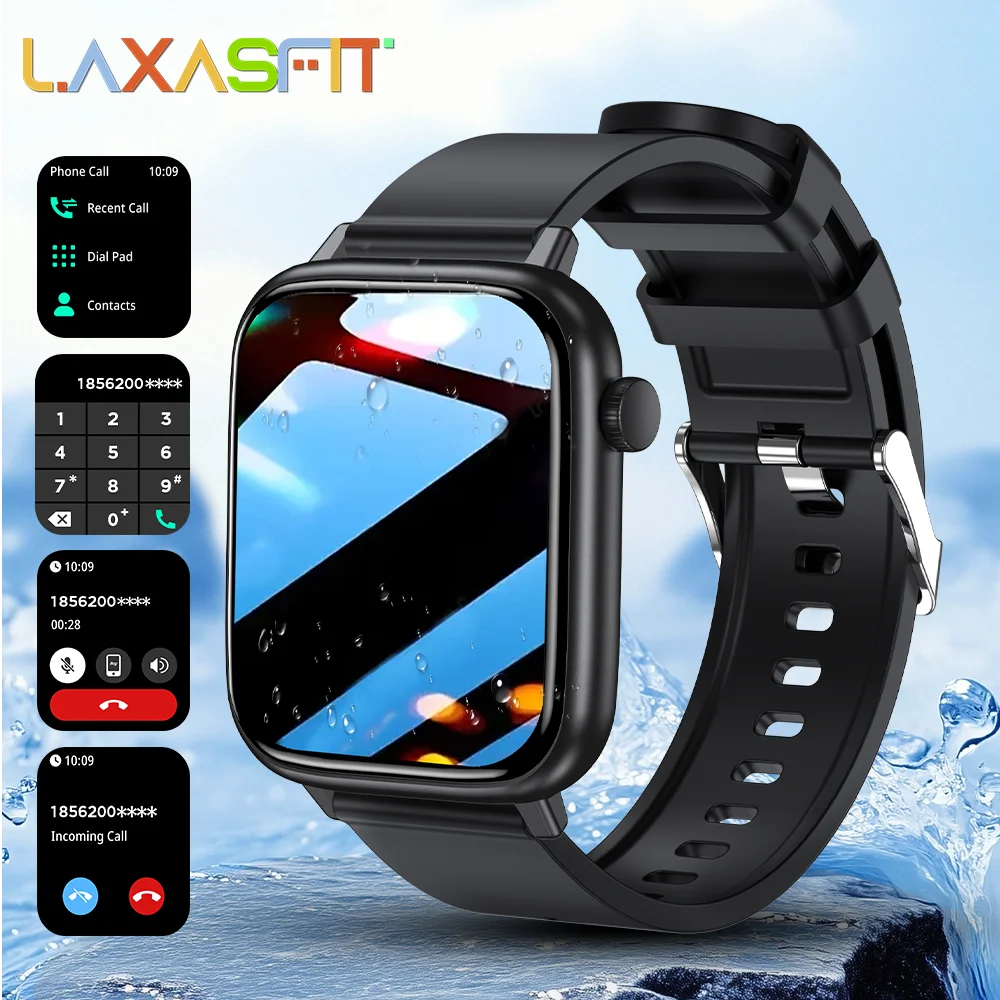 

LAXSFIT Многофункциональные Смарт-часы Мужчины Женщины Bluetooth Говорящие Музыка Воспроизведение 100+ Спортивный Шагомер Отслеживание Калории Смарт-часы