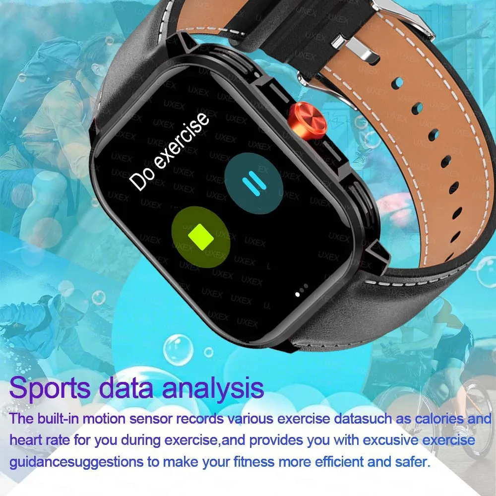 Commerce Smartwatches Men 2.01 HD Full Screen Christmas Gift Diy Faces Call  Women Fitness Watches Women For Android Ios Phone