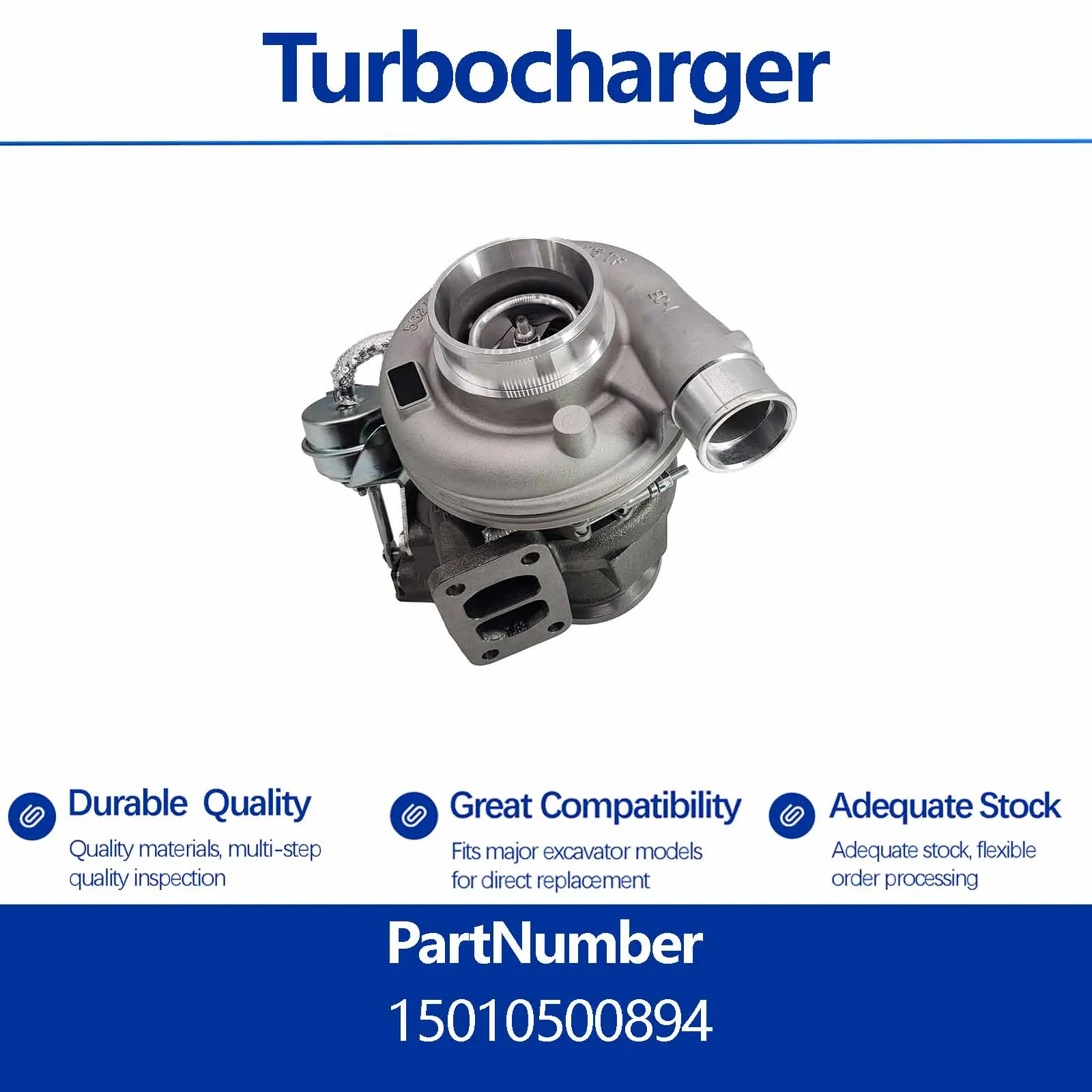 Turbocharger 150105-00894 For Caterpillar CAT C7.1 Engine 326 330 336 Excavator