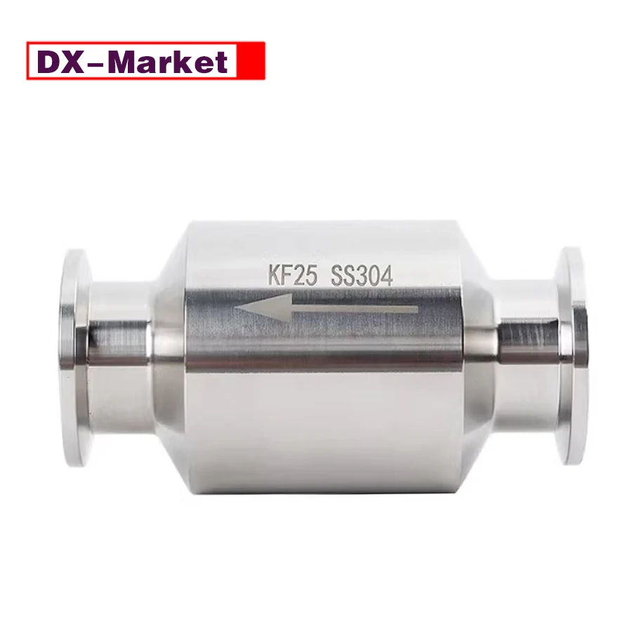 K16 KF25 KF40 KF50 KF Check Valve ,304 Stainless Steel Vacuum Flange Fitting ,L037