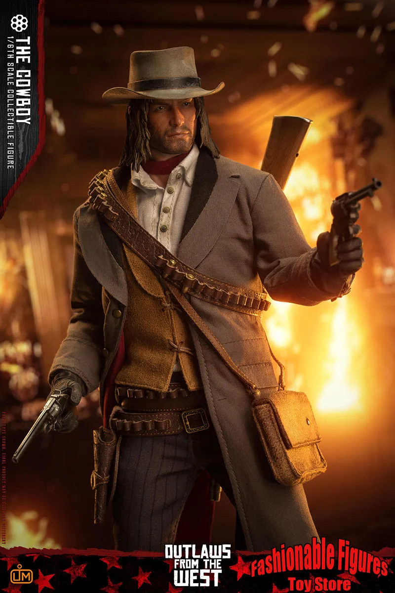 LIMTOYS LIM011 1/6 Scale Collectible Figure John Marston Western Cowboy Doll Full Set 12Inch Men Soldier Action Figure Body Toys