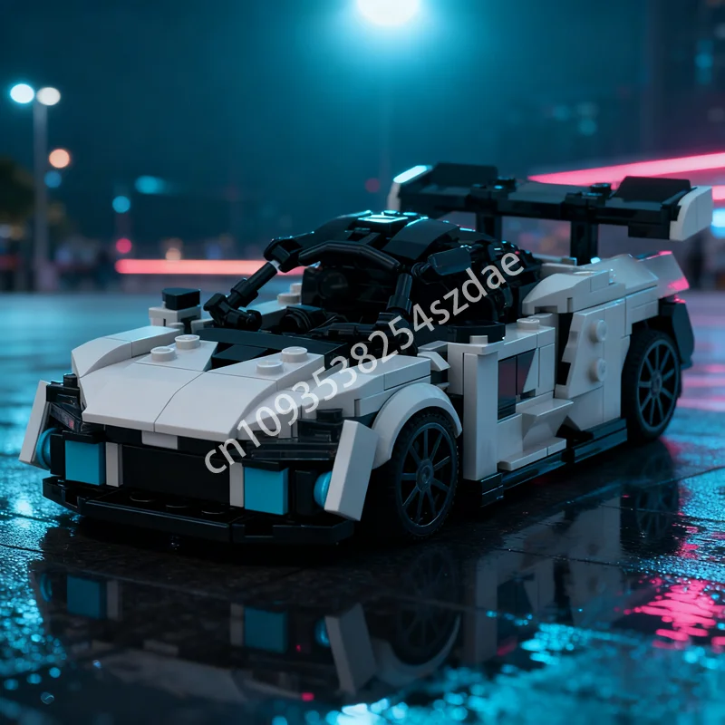 

465 шт. MOC McLarenesd Senna City Champions Модель Строительные блоки Игрушки Строительство DIY Идея Рождественский подарок Образовательный кирпич Дети