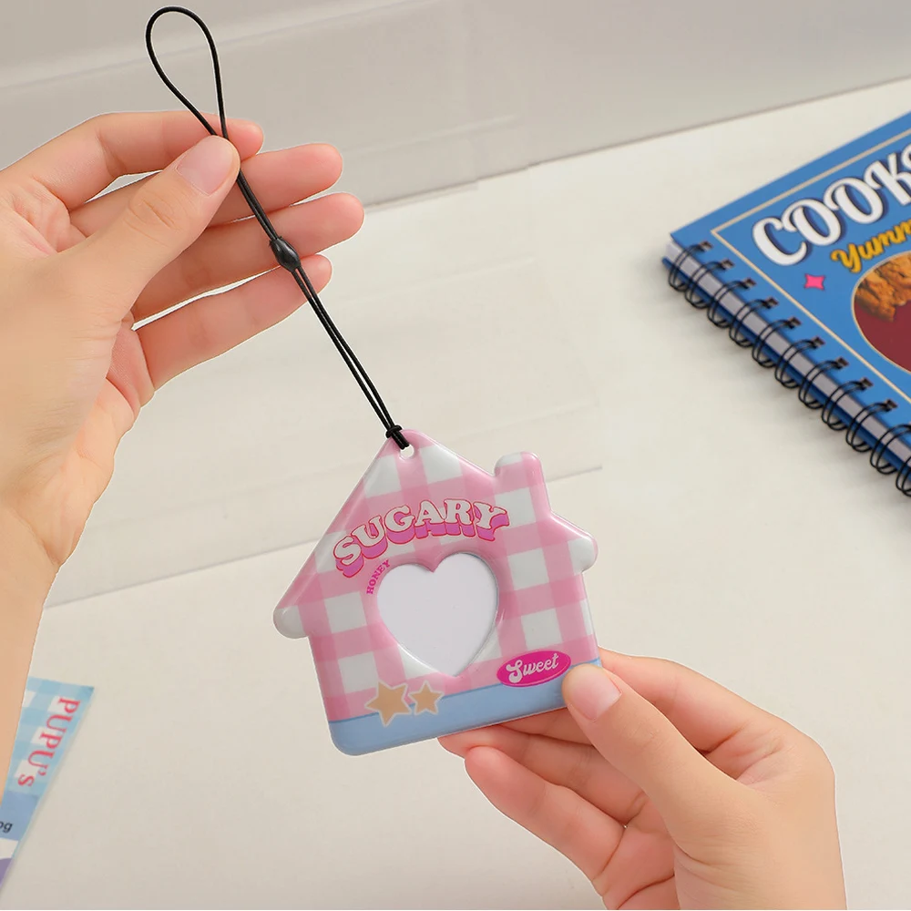 Photo Pocket Luggage Tag Idol Photo Display Photocards Protector Pendant Backpack Hanger Idol Photo Sleeves Goo Card Holder