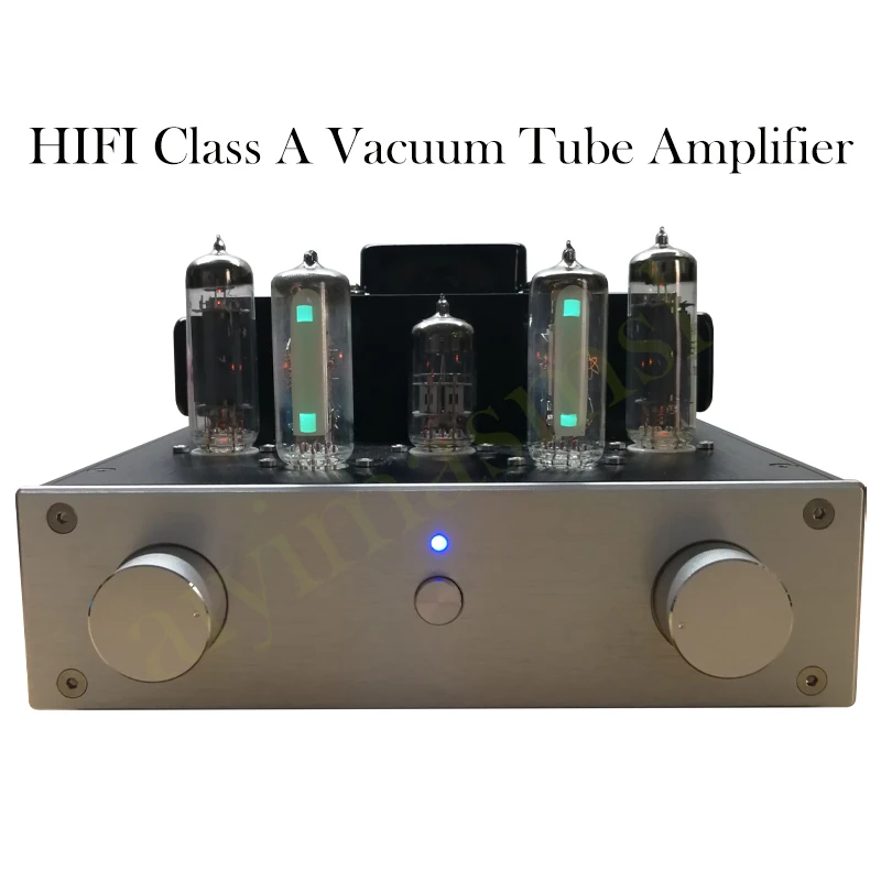 AIYIMA SMSL 6N2 6P1 6P15 Class A Vacuum Tube Amplifier 6E2 Vu Meter 3.2W 2.0 Single-Ended Amplifier Electron Tube Amp Hifi Audio