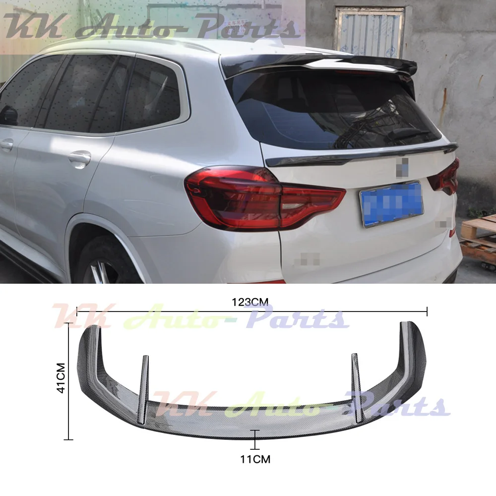 For BMW X3 X3M G01 2019UP Real Carbon Fiber Top Spoiler Wing Rear Trunk Boot Lip Car Styling