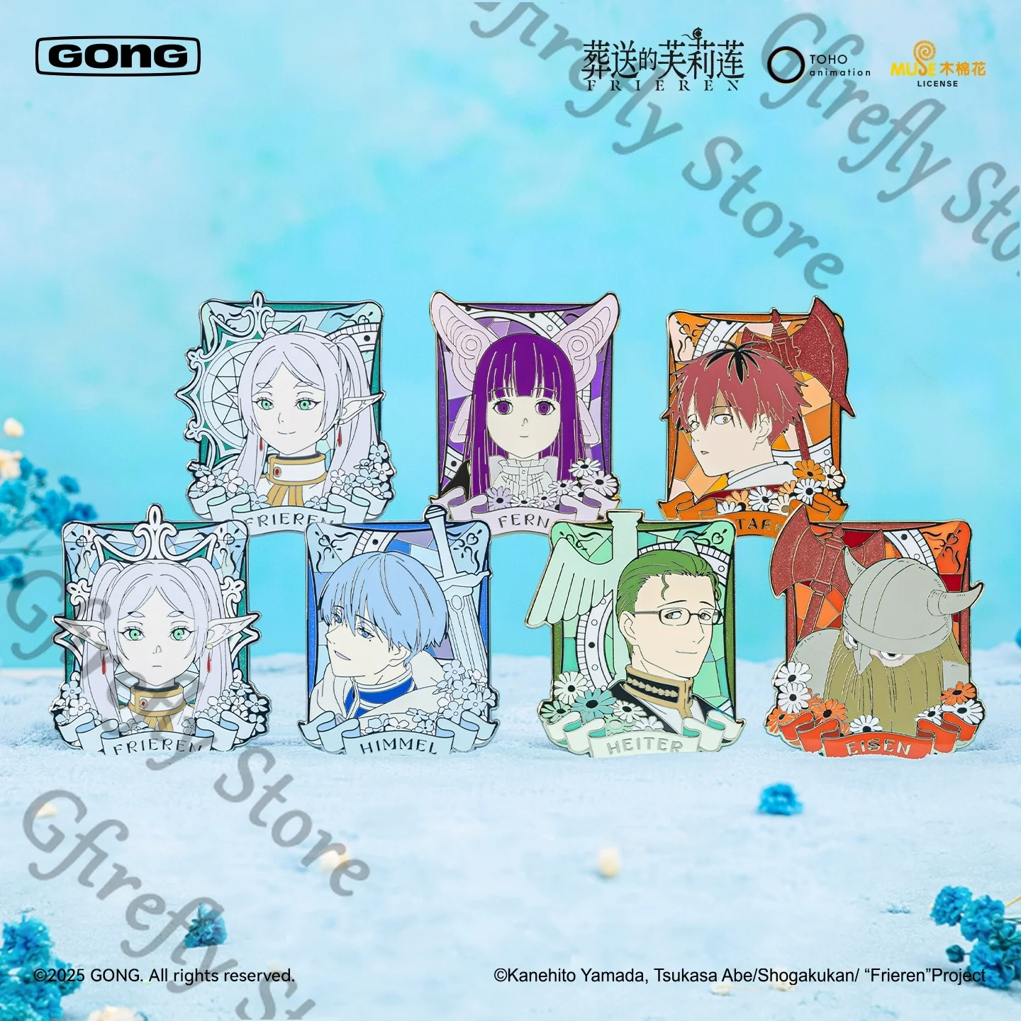 

Frieren: Beyond Journey's End Himmel Metal Plaque Cosplay Medal Emblem Mascot Breastpin Brooch Ornaments Genuine Peripheral