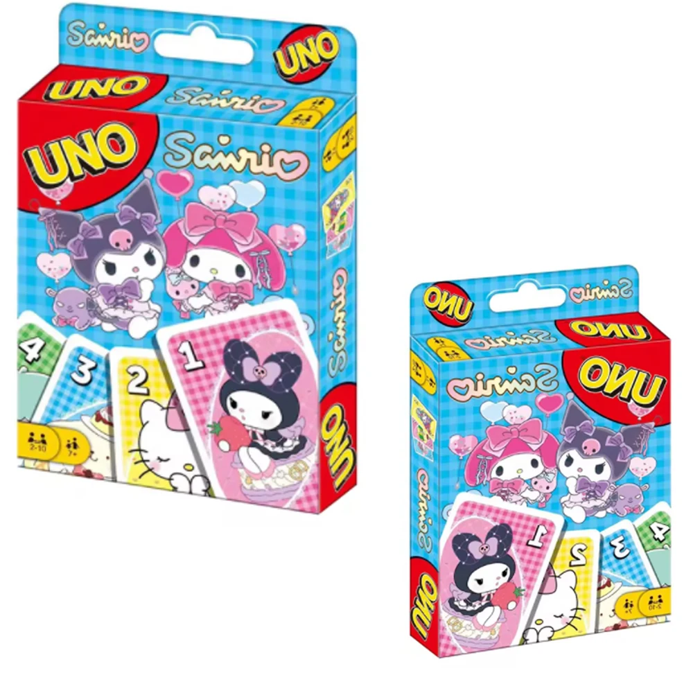 UNO Sanrio Matching Card Game Tom And Jerry Multiplayer Family Party Boardgame Funny Friends Entertainment Poker