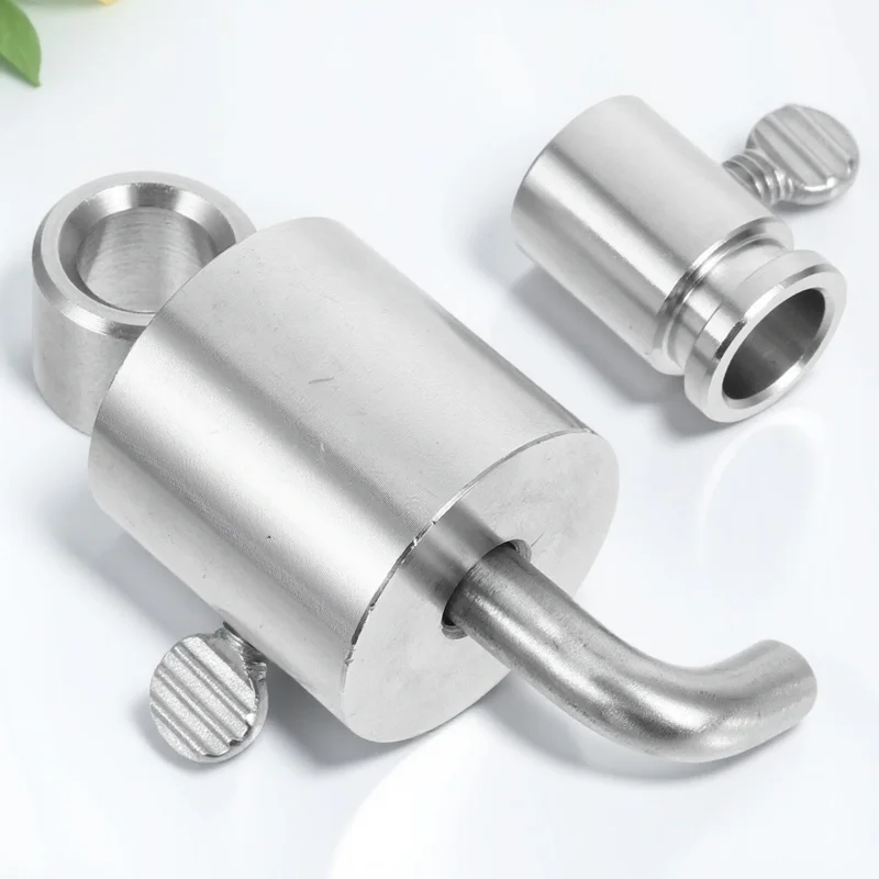 

1 set 1 Set Of Electroplated Rotisserie Chicken Rack Balance Weight Stainless Steel Spit Rod Stopper Adjustable Grill Rack Spit