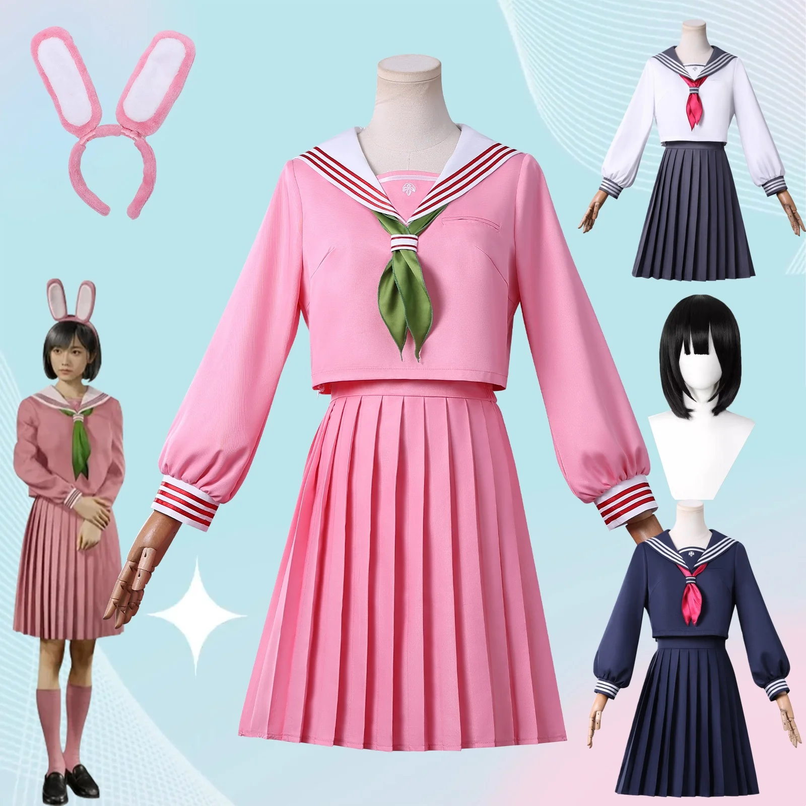 

Shimizu Hinako, одежда для рождественской вечеринки, Хэллоуина, игра Silent Hill f Shimizu Hinako JK, униформа моряка, карнавальный костюм 2025