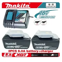 Original 18V  Makita BL1830B 6Ah for Makita  Battery  BL1850B BL1850 BL1840 BL1860 BL1815 BL1820  Replacement Lithium Battery
