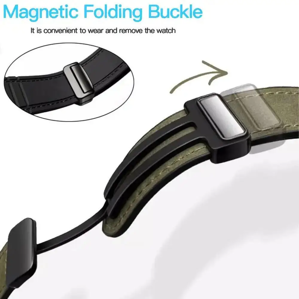 Für Samsung Galaxy Fit 3 Armband Vintage Uhrenarmband Correa Für Galaxy Fit 3 Magnetisches Armband SM-R390 Austauschbares Band – Detail 2
