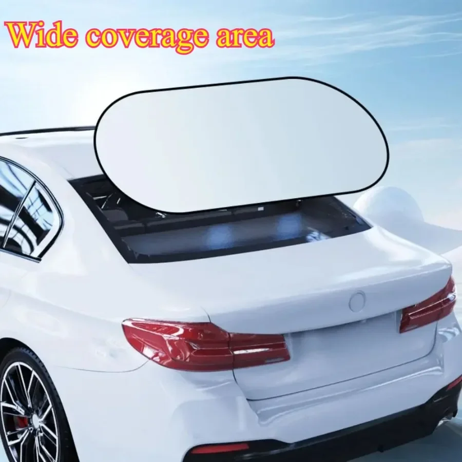

UV-Reflective Car Sun Shade Cover Rear Windshield Sun Protection Sunshade Heat-Isolation Car Privacy Curtains Foldable Storage