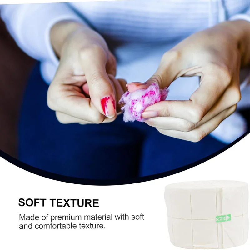 300 قطعة مسمار مسح وسادات قطنية مسمار مانيكير نقع مسمار الفن تنظيف مانيكير أداة مزيل طلاء الأظافر الأنظف ورقة لفة صغيرة