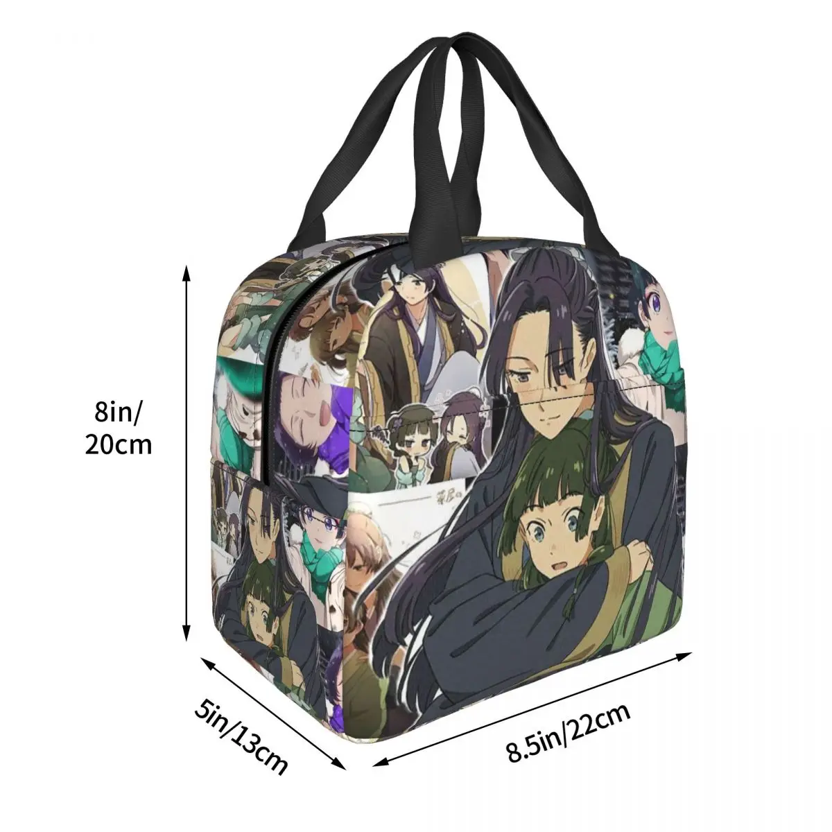 The Apothecary Diaries Maomao Insulated Lunch Bag for Kids School Cooler Thermal Food Box Tote Portable Lunch Boxes Container