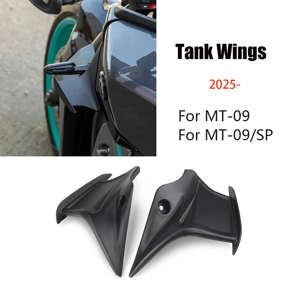 

New Motorcycle Fuel Tank Side Wings Spoiler For Yamaha MT-09 MT 09/SP 2024 2025 Accessories Wings Protection Tank Guard
