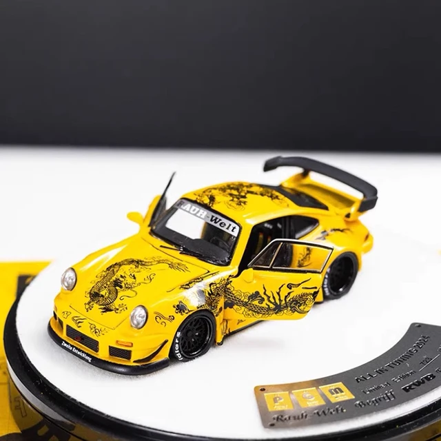 PGM 1:64 Porsche RWB 930 993 964 Alloy Full Open Car Model