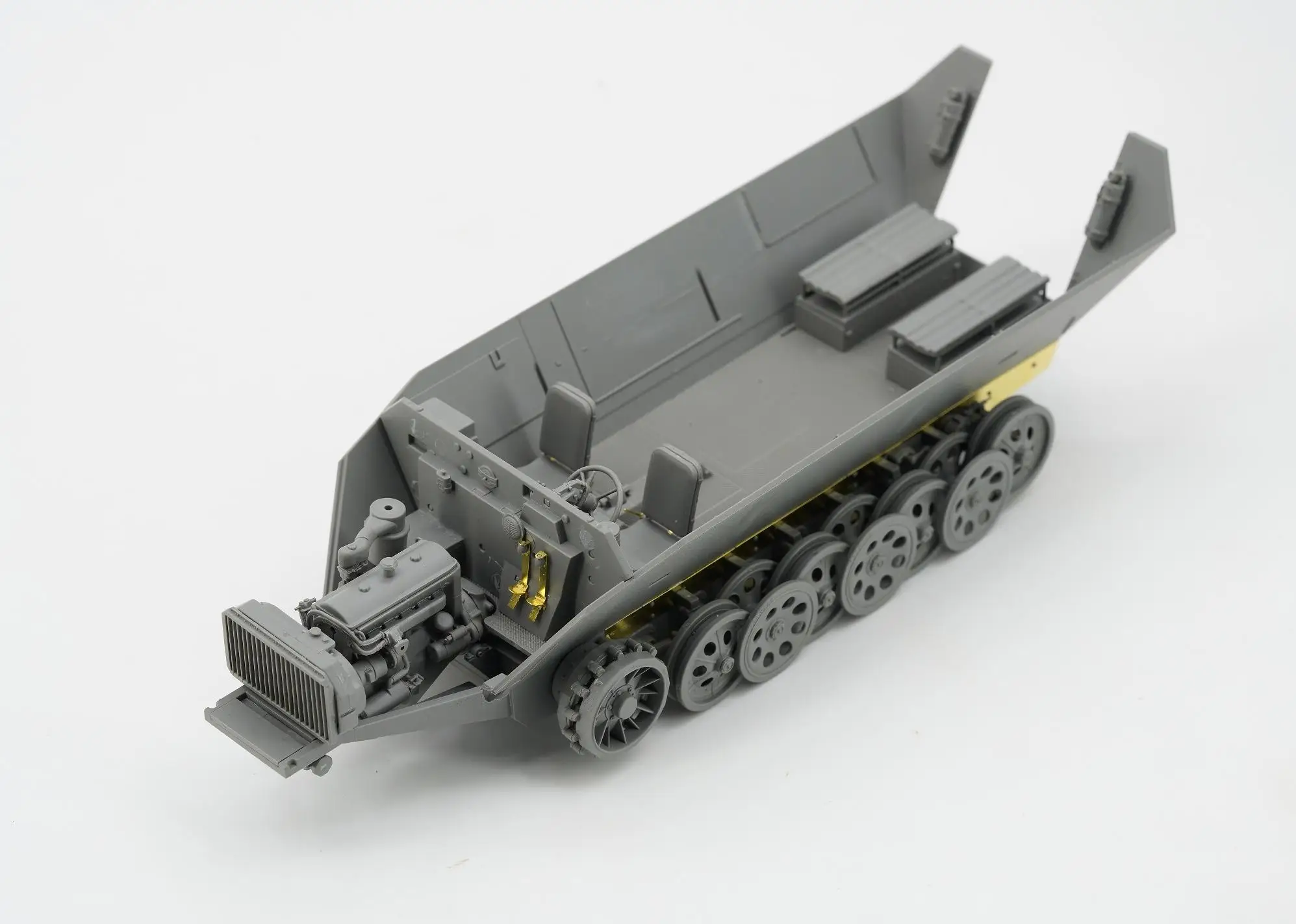 الحدود BT-043 1/35 Sd.Kfz 251/22 Ausf.D مع 7.5 سم pak40 `Pakwagen` أطقم منمذجة