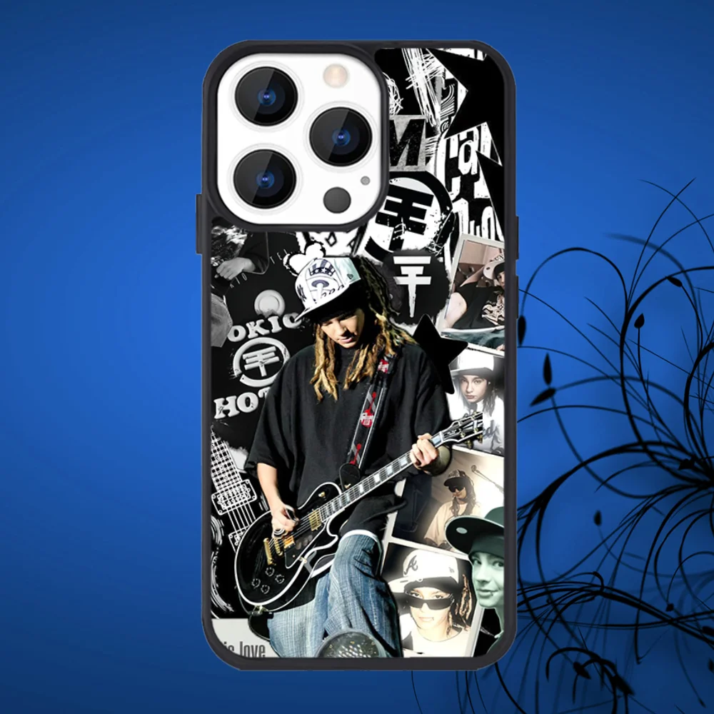 Tom Bill Kaulitz Tokio Hotel Phone Case For iPhone 15,14,13,12,11,Plus,Pro,Max Mini Magsafe Magnetic Wireless Charging