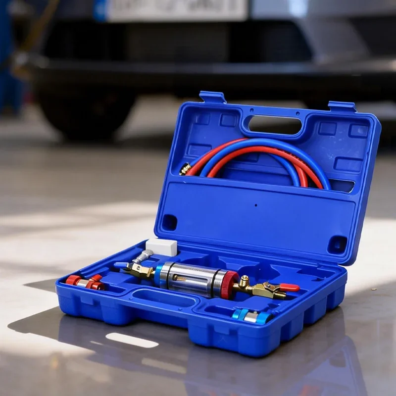 

Auto AC Compressor Oil Filter with Refrigeration Oil Filler Purifier Analyzer for Air Conditioning Refrigeration Maintenance