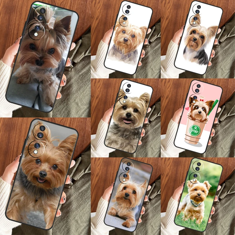 Yorkshire Terrier Dog Puppy Case For Huawei P40 P20 P30 Lite Nova 9 5T P Smart Honor X9a X7 X8 50 70 Magic5 Pro Cover