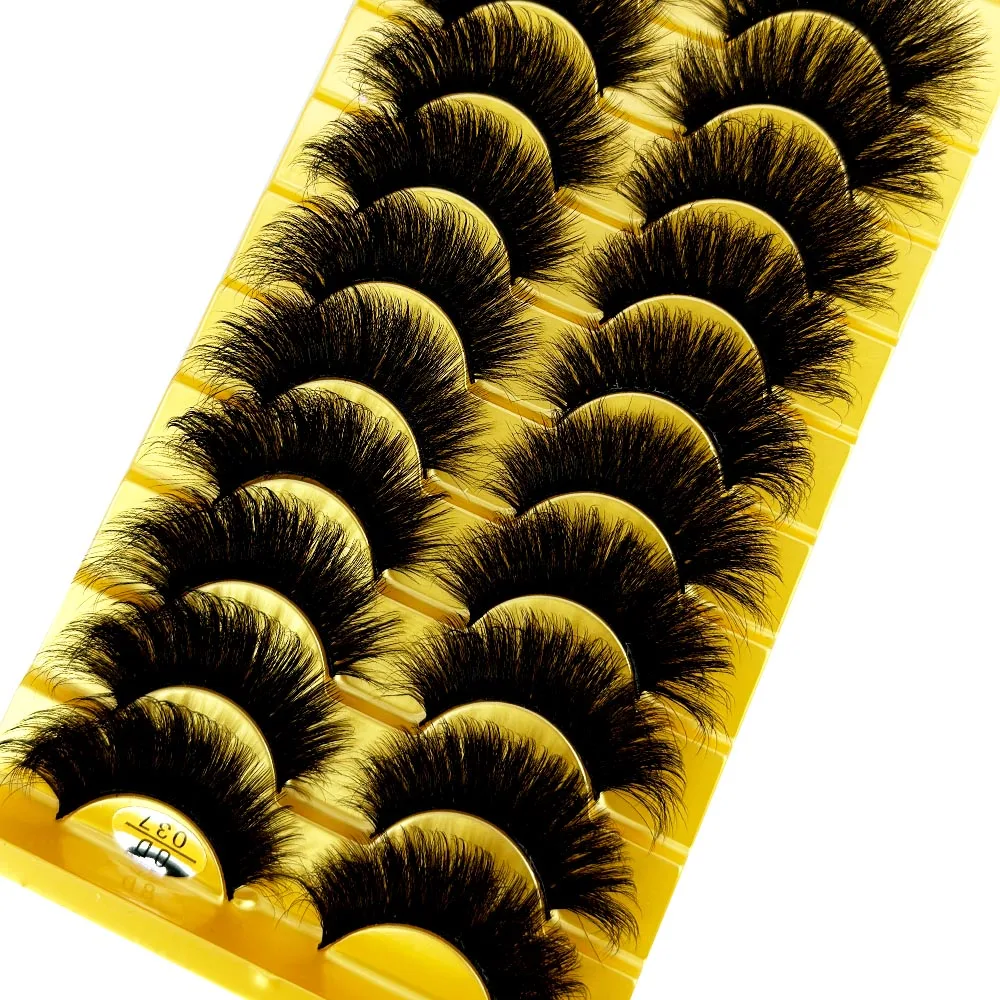 新入荷 10ペア つけまつげ 6D 超ふわふわ ウィスピー フェイクミンクまつげ キャットアイ効果 ドラマチックラッシュ まつげエクステ メイク