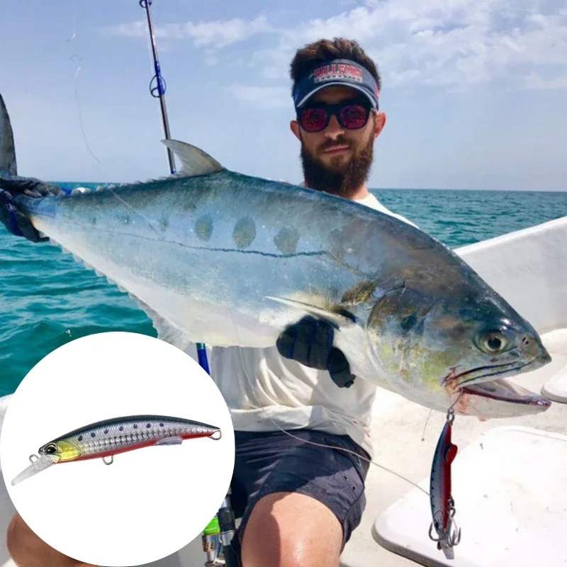 New Arrival 92mm/40g Hard Bait Fishing Lure Minnow for Bass and For Saltwater Freshwater with Lifelike Design To Get Big Fish image 6