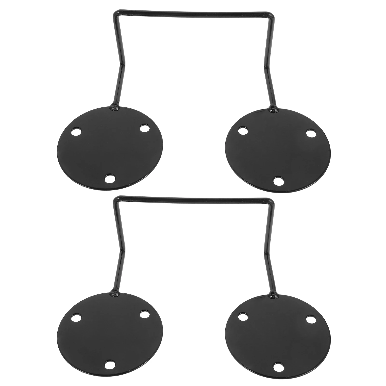 

2 Pcs Plug Mattress Retainer Keep Topper from Sliding Iron Holder Anti Slip Gripper