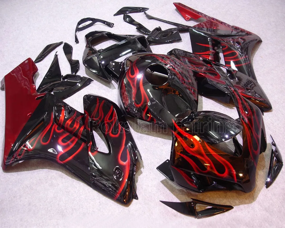 Wholesale CBR 1000 RR 2004 2005 Parts For Honda CBR1000RR 04 05 Red Flame Sports Bikes Fairings (Injection Molding)