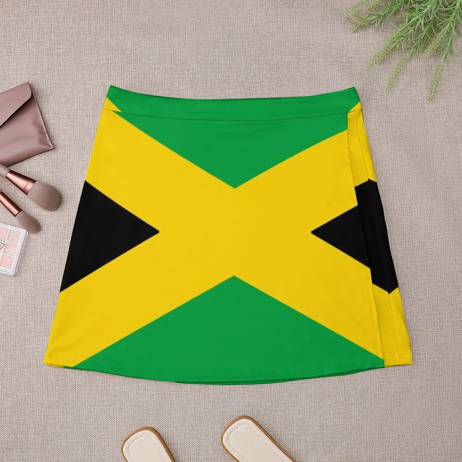 Mini jupe horizontale Jamaica Colors pour femmes, jupes pour femmes, vêtements de pharmacien