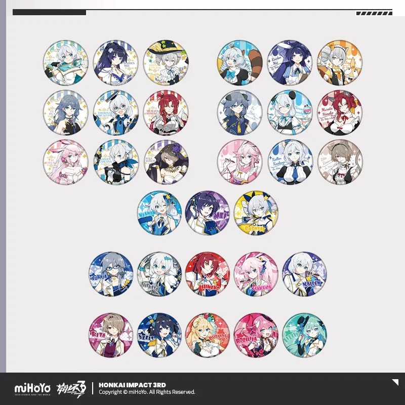 

Предпродажа Sunsyea Honkai Impact 3-й официальный товар miHoYo, оригинальный подлинный значок серии ZNFC Fu Hua