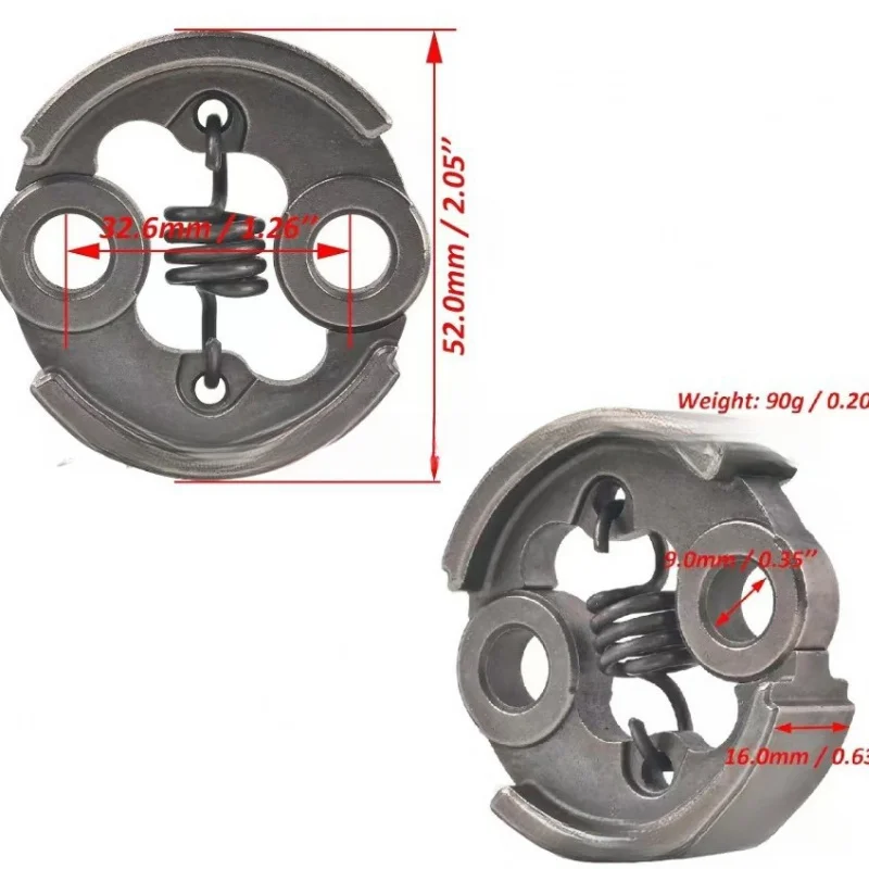 Sapata de Embreagem de Alta Performance OEM A056000500 A056000260 para Peças de Reposição de Roçadeiras Shindaiwa AH242 T230 C230