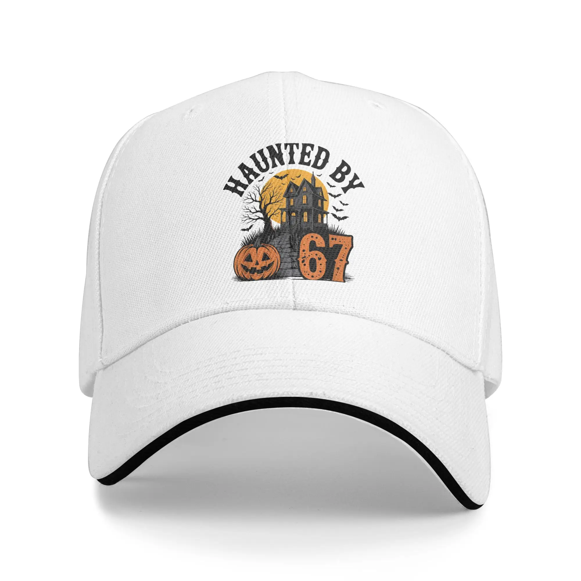 Gen Alpha Z Halloween 67 Baseball Cap Popular  Sandwich Caps for Men Women Polyester Headwear Sport