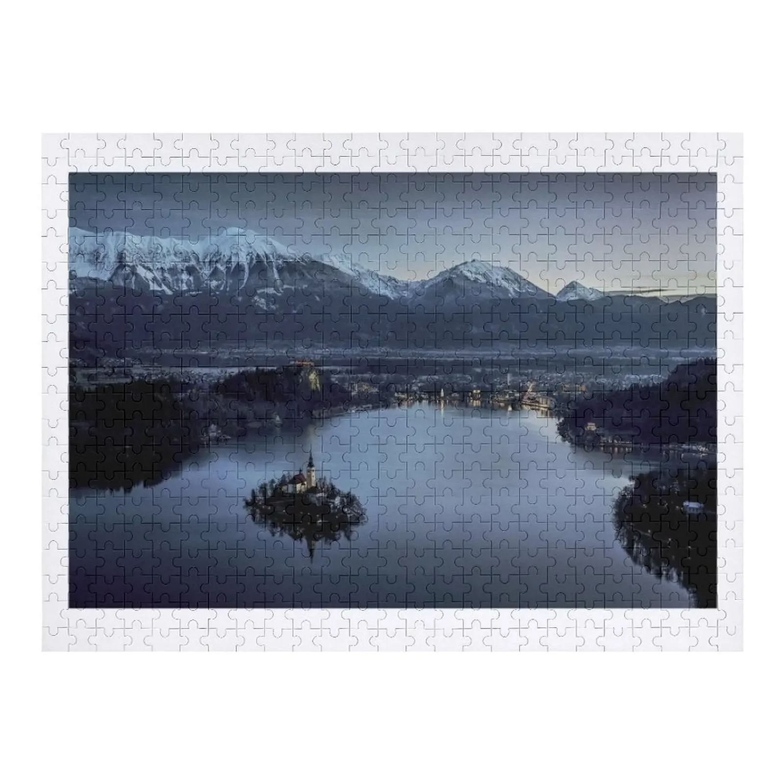 

Lake Bled, Slovenia Jigsaw Puzzle Custom Child Wooden Decor Paintings Baby Wooden Jigsaw Pieces Adults Puzzle