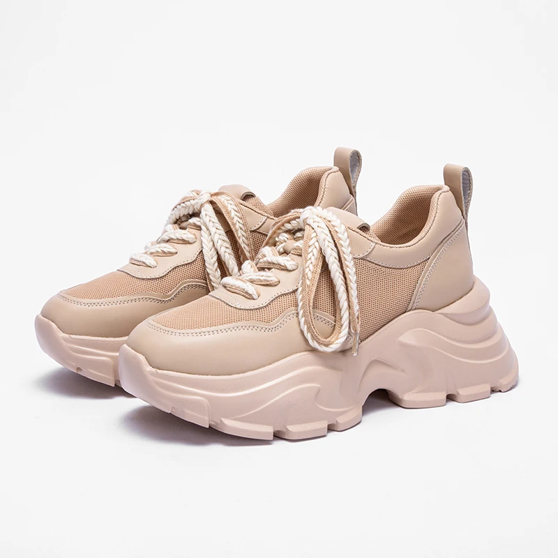 

CHCH Spring and Autumn Women's Sports Shoes 2023 New Solid Color Fashion Simple High Top Cowhide Material Women's Sports Shoes
