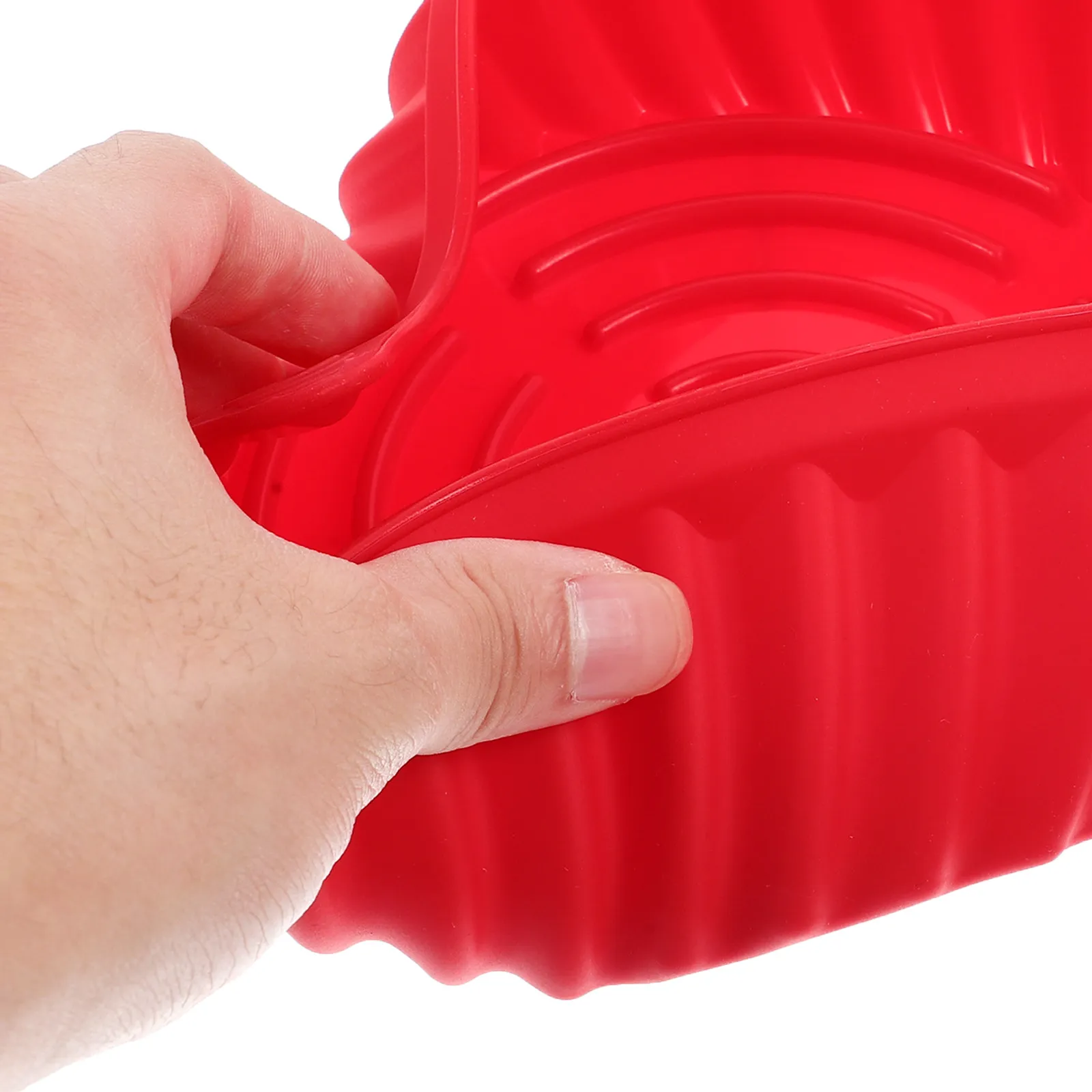 Tapete de silicona premium para freidora de aire, reutilizable, antiadherente, para hornear, cocinar al vapor, dumplings, panecillos, dim sum, bandeja para freidora de aire