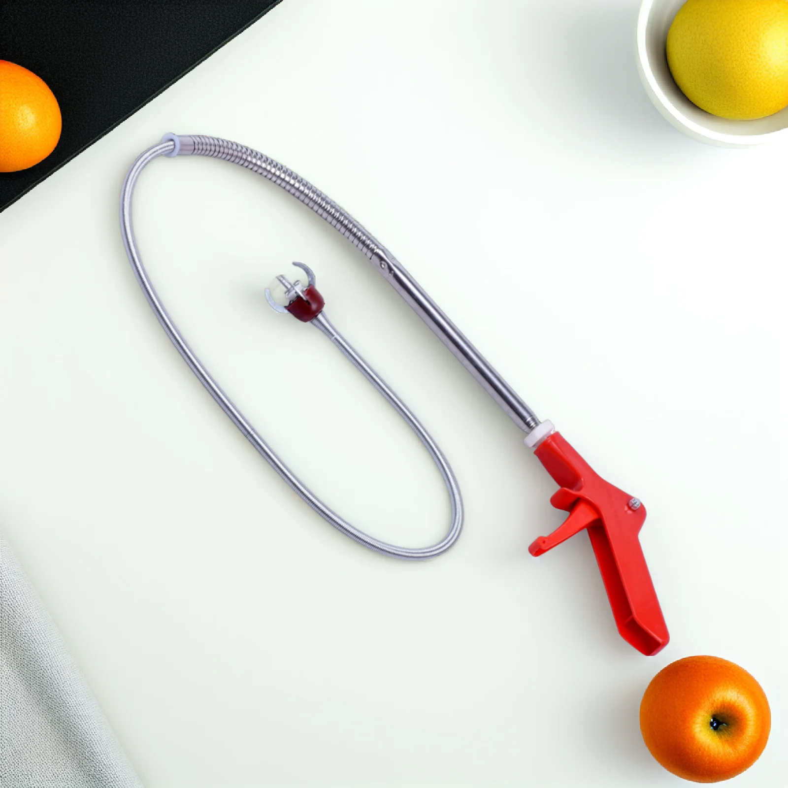 

51 Inch Snake Clog Remover Stainless Dredging Tool Steel Drain Cleaner for Bathrooms Kitchens Pipes Sewers Blockages