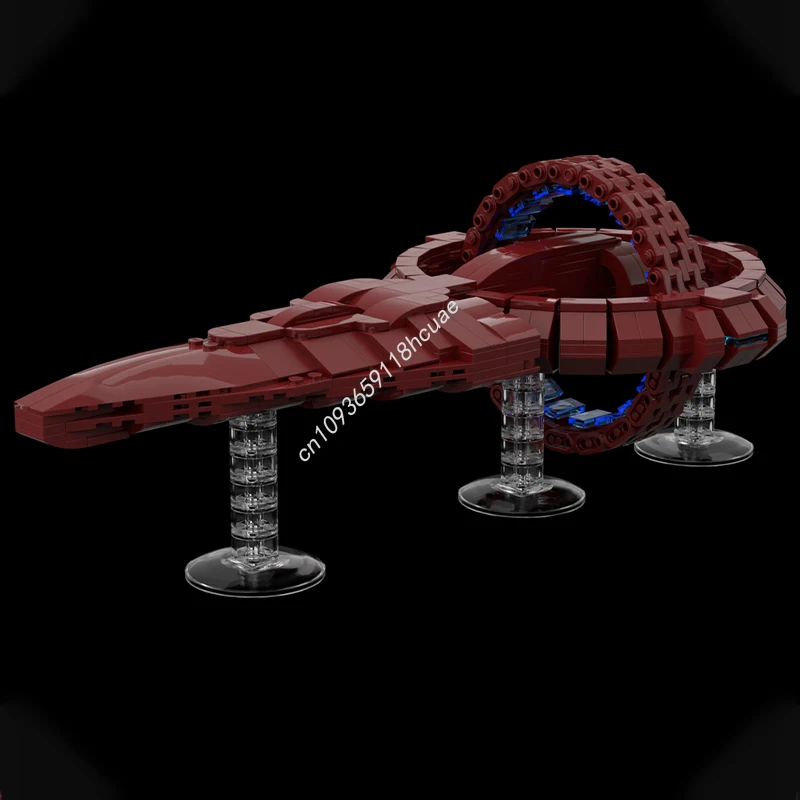 

618pcs MOC Vulcan Dkyr Class Space Model Building blocks Kids Architecture Birthday Assemble toys creative Brick Christmas gifts