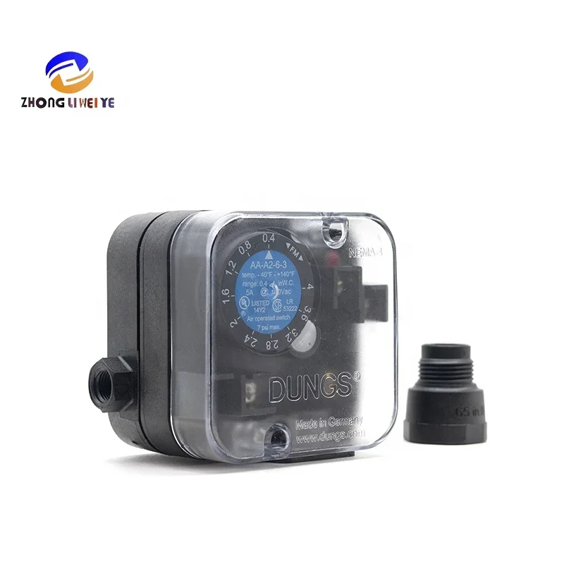 2026 Premium Products Dungs AA-A2-6-3 Compact Air Gas Pressure Switch from Germany