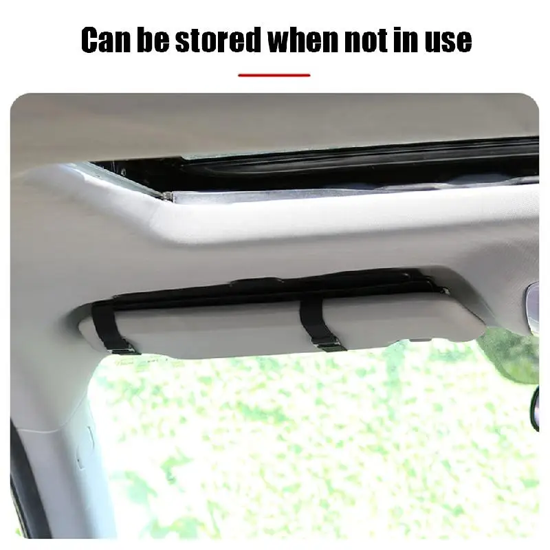 Polarized Visor Car Zipper Slider, UV400 Car Visor Extended With PC Lens And Side Visor, Anti-glare Car Visor For Safe Driving