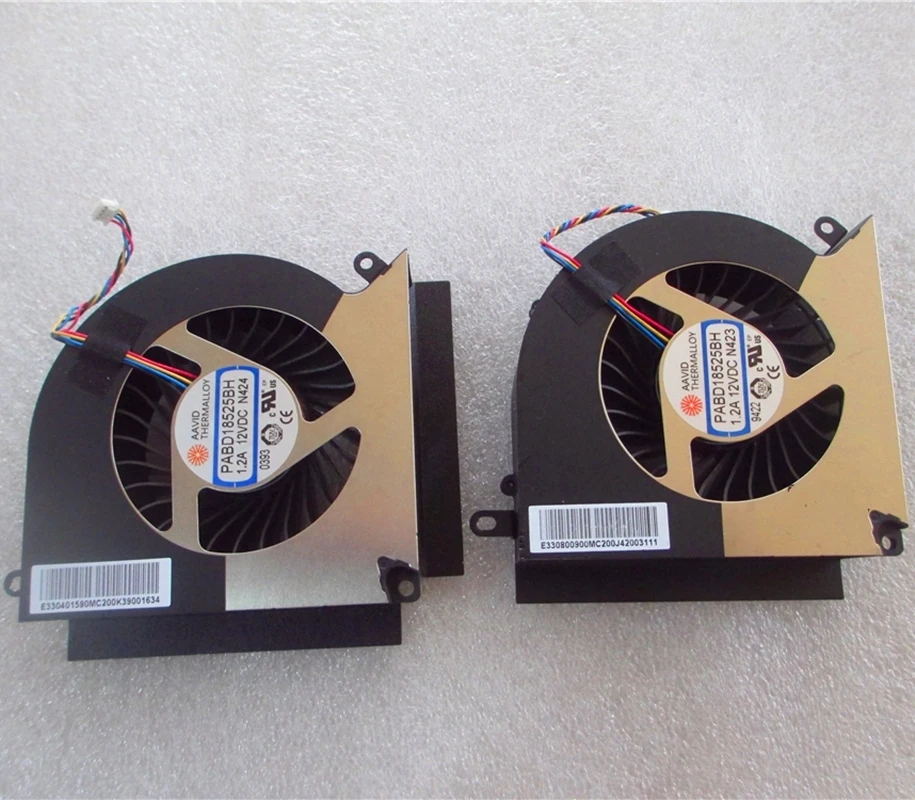 New Laptop  Cooling fans For Msi GT76 N422 PABD0A308SH 5V 1.0A 9SG-048CN Generation 9 i9-9900K RTX2080 2070 PABD185