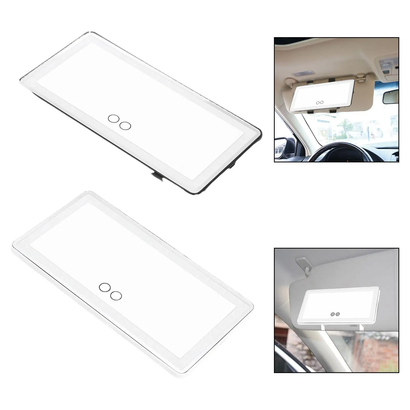 

Car Sun Visor Vanity Mirror 2500K-5600K 60 LEDs 3 Light Modes Birthday Gift