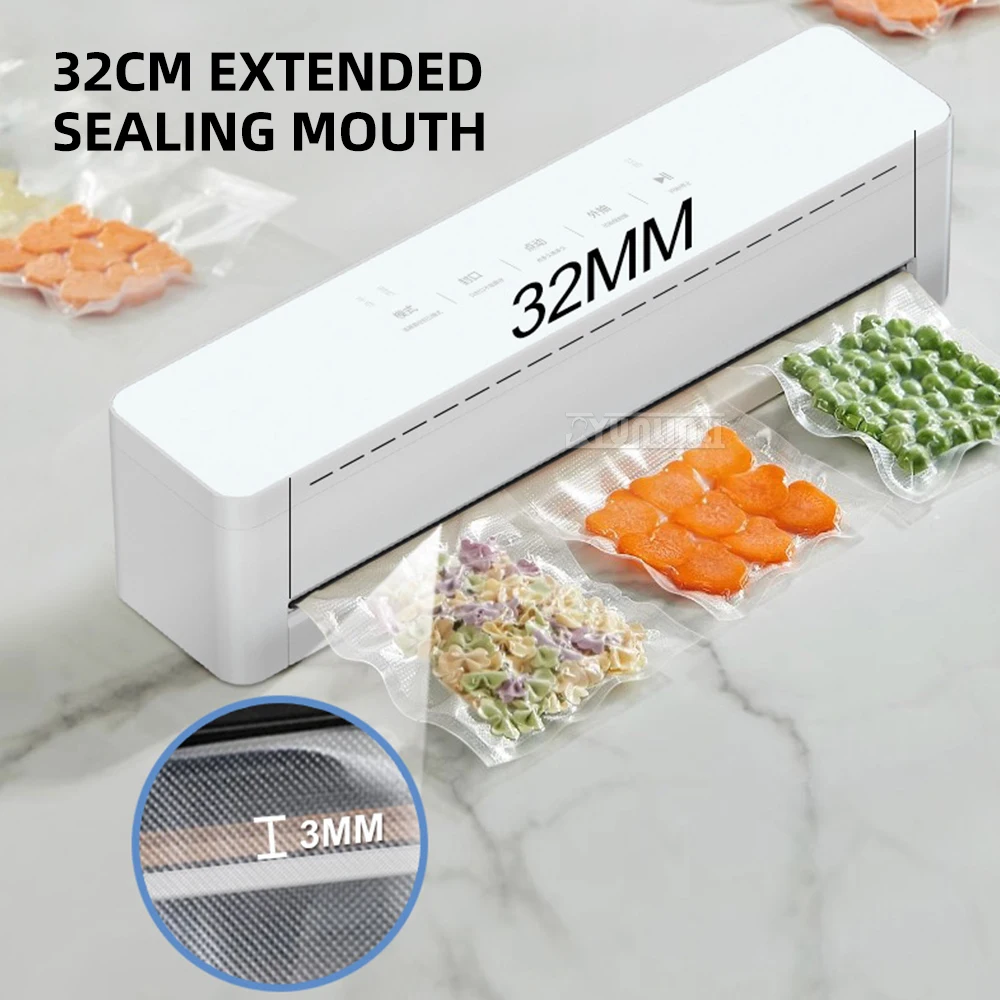 Small Freshness Preservation Tool Zgrzewarki Próżniowe Spożywcze Fully Automatic Vacuum Sealer Food Packaging Machine