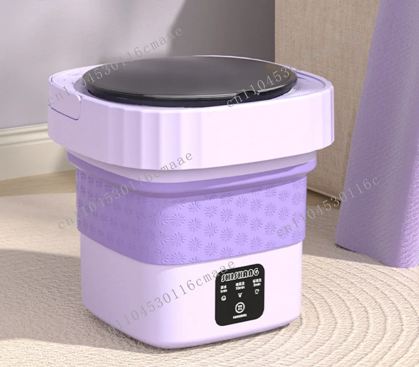 

6L 8L Portable Folding Does Not Take Up Space Blue Sterilization Baby Clothing Underwear Washing Machine Mini Washing Machine